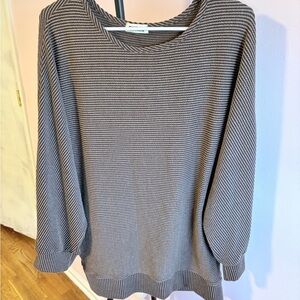 Ribbed Taupe Women's Tunic